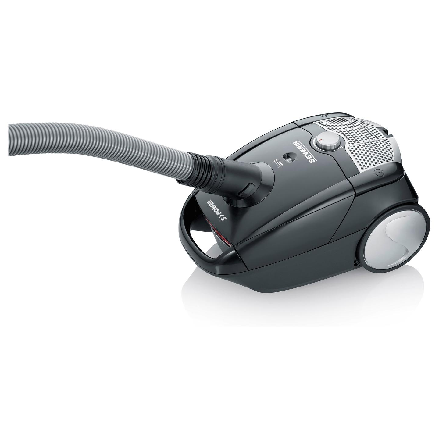 Fshesë Elektrike Severin BC 7030, 750W, 2L, HEPA 13, me Qese - Zezë, Argjend - 3