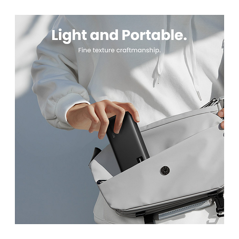 Power Bank Ugreen PB311 / 10000mAh / USB-C + USB-A / 20W / 22.5W / Power Delivery 3.0 / Quick Charge 3.0 – Zezë - 7