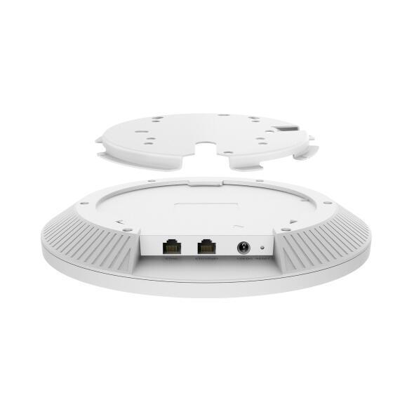 TP-Link Omada EAP783, Ceiling Mount Access Point, BE19000, Wi-Fi 7, Tri-Band, 4x4, 320MHz, MLO, 2x 10GbE, PoE++, Omada Mesh – Bardhë - 3