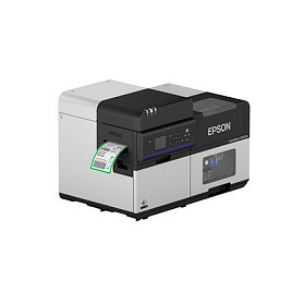 Printer Label Epson ColorWorks C8000e (BK) / Inkjet / 600 × 1200 DPI / 300 mm/s - Zezë/Gri - 8