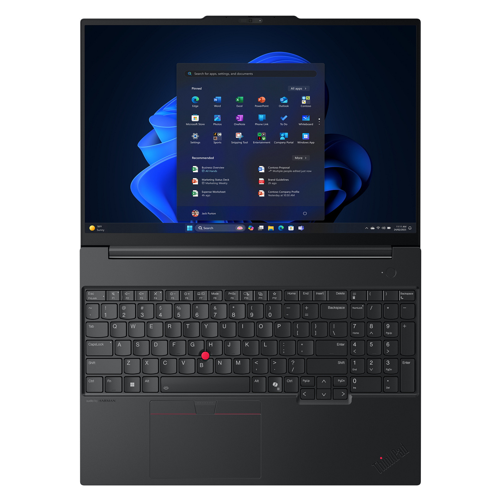 Laptop Lenovo ThinkPad E16 Gen 3 / Ryzen 5 220 / 16GB DDR5 / 512GB / 16" WUXGA IPS / AMD Radeon 740M - Zezë - 6