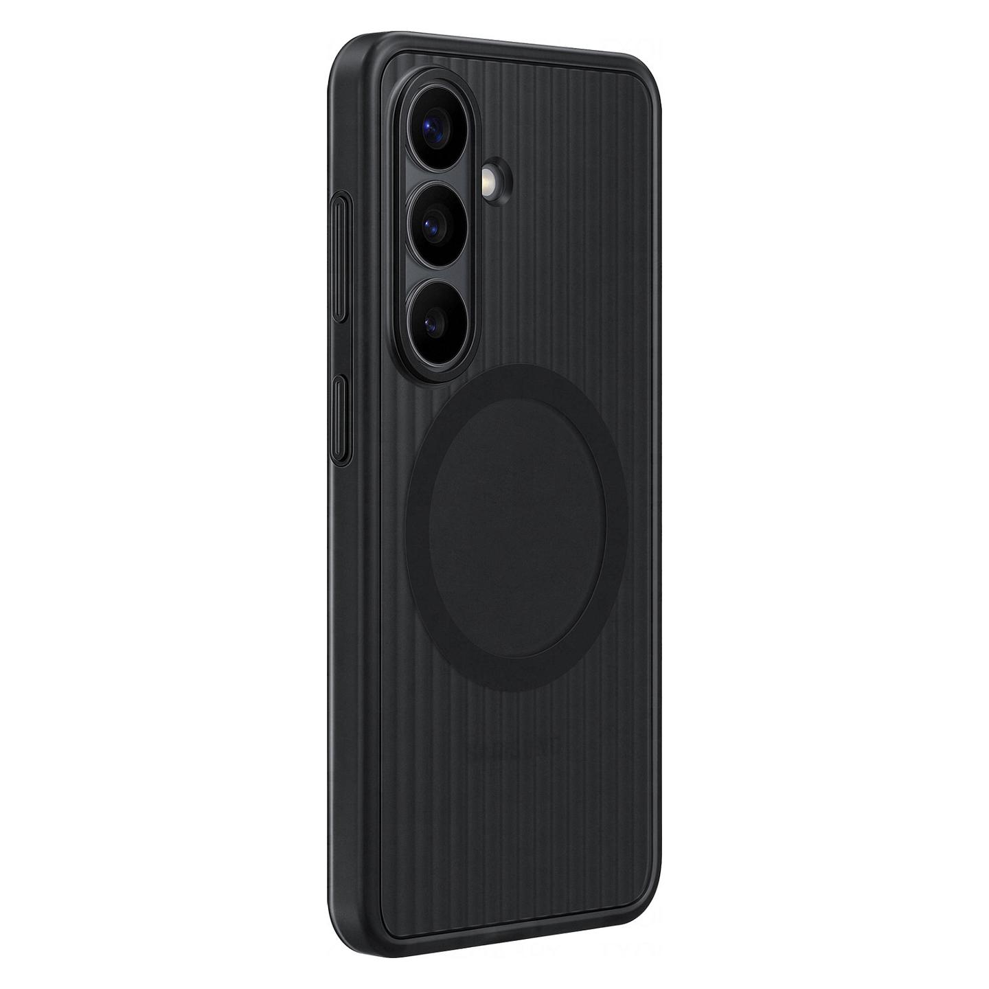 Aksesorë për telefon Samsung Rugged Magnet Case / Galaxy S26 / Magnet i Integruar - Zezë - 2
