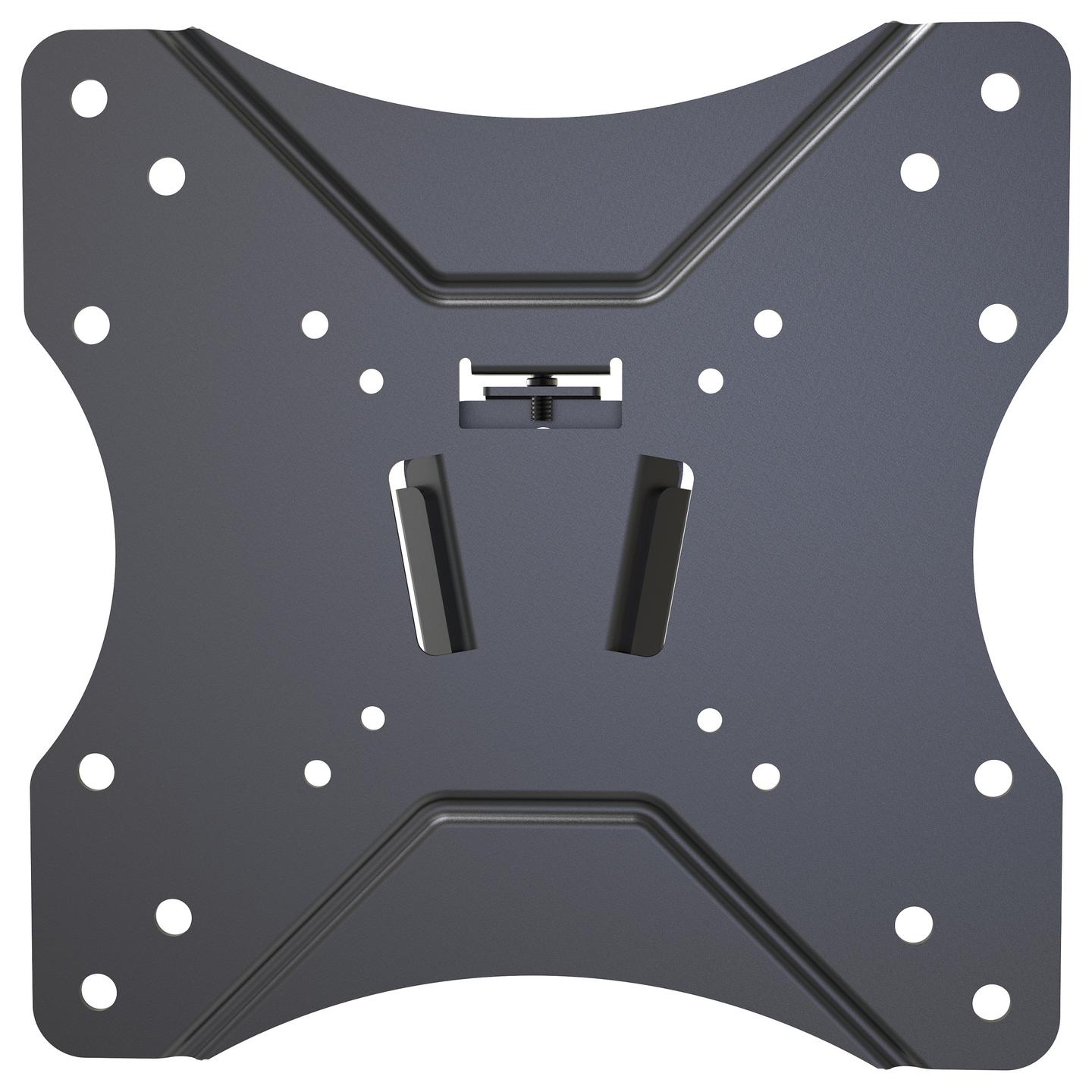 Mbajtëse për TV Vision VFM-W2X2V2 / 14–42" / deri 25kg / VESA 75x75–200x200 / Fikse në Mur / Lockable - Zezë