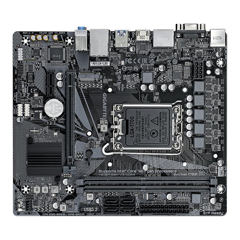 Pllakë Amë GIGABYTE H610M S2H V3 DDR4 / Intel LGA1700 / H610 / DDR4 / Micro ATX / M.2 / SATA III - 4