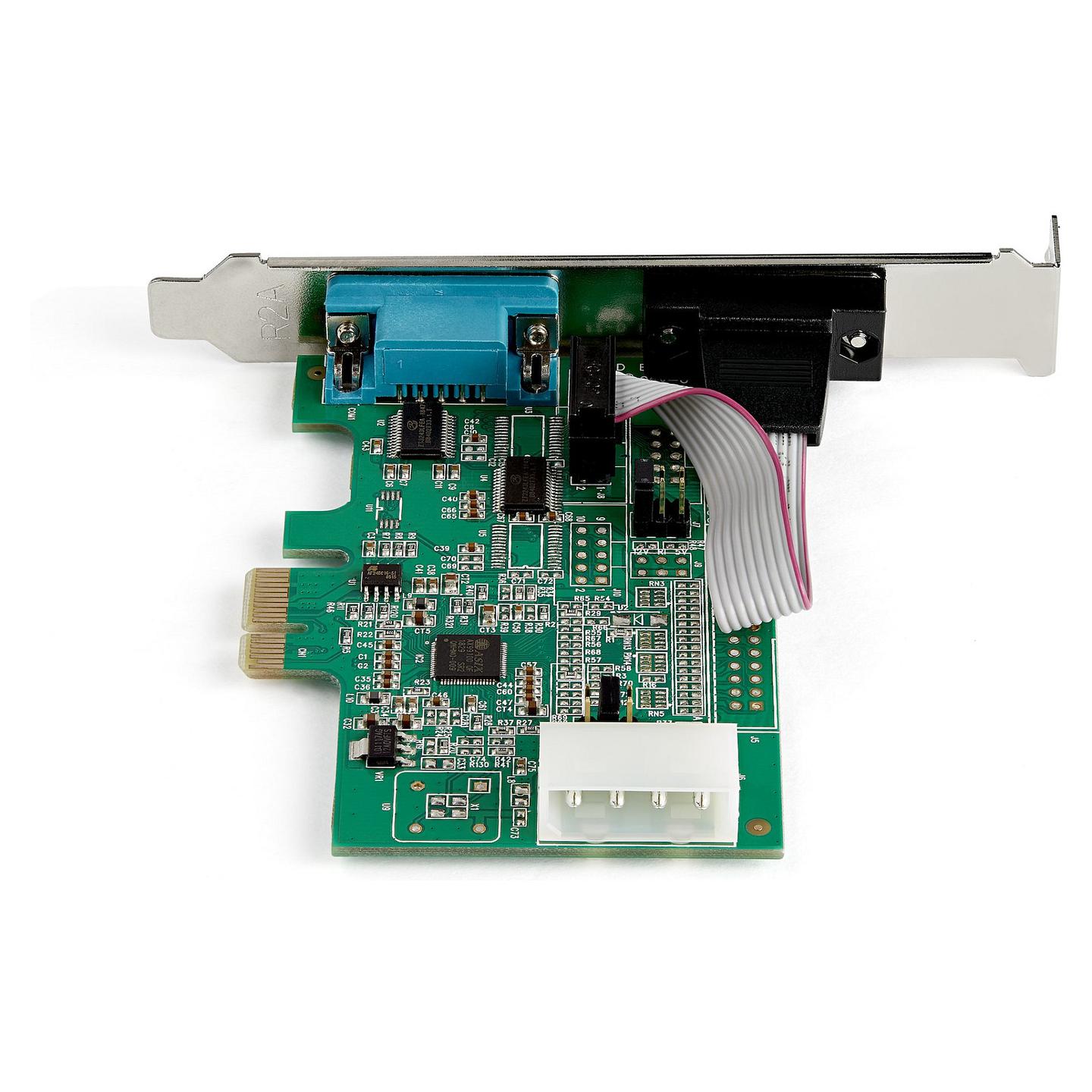 Kartë Zgjerimi StarTech.com PEX2S953, PCI Express x1, 2x Serial RS-232 DB9, deri në 921.6Kbps, ASIX AX99100, 16950 UART, Low Profile + Full Height - 4
