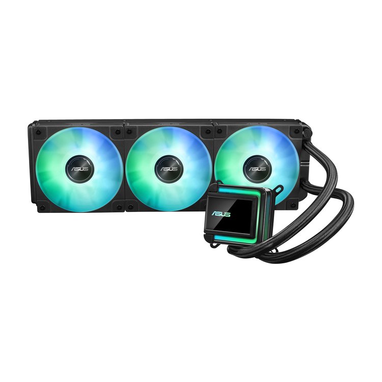 Ftohës për Procesor ASUS LC 360 ARGB / AIO Liquid Cooler / 360mm Radiator / 3×120mm ARGB PWM Fans – Zezë