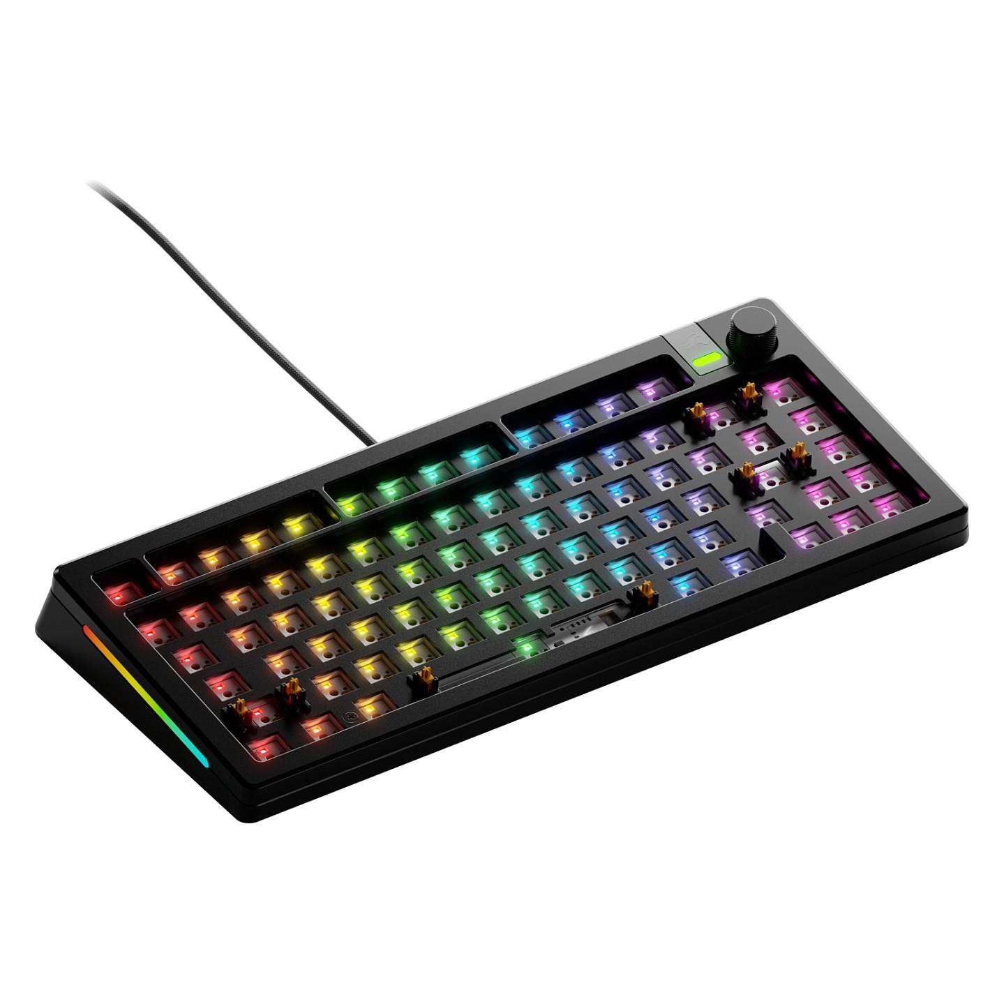 Tastierë Gaming Glorious GMMK 3 Pro / 75% / Barebone / Hot-Swap / ANSI / USB-C - Zezë - 12