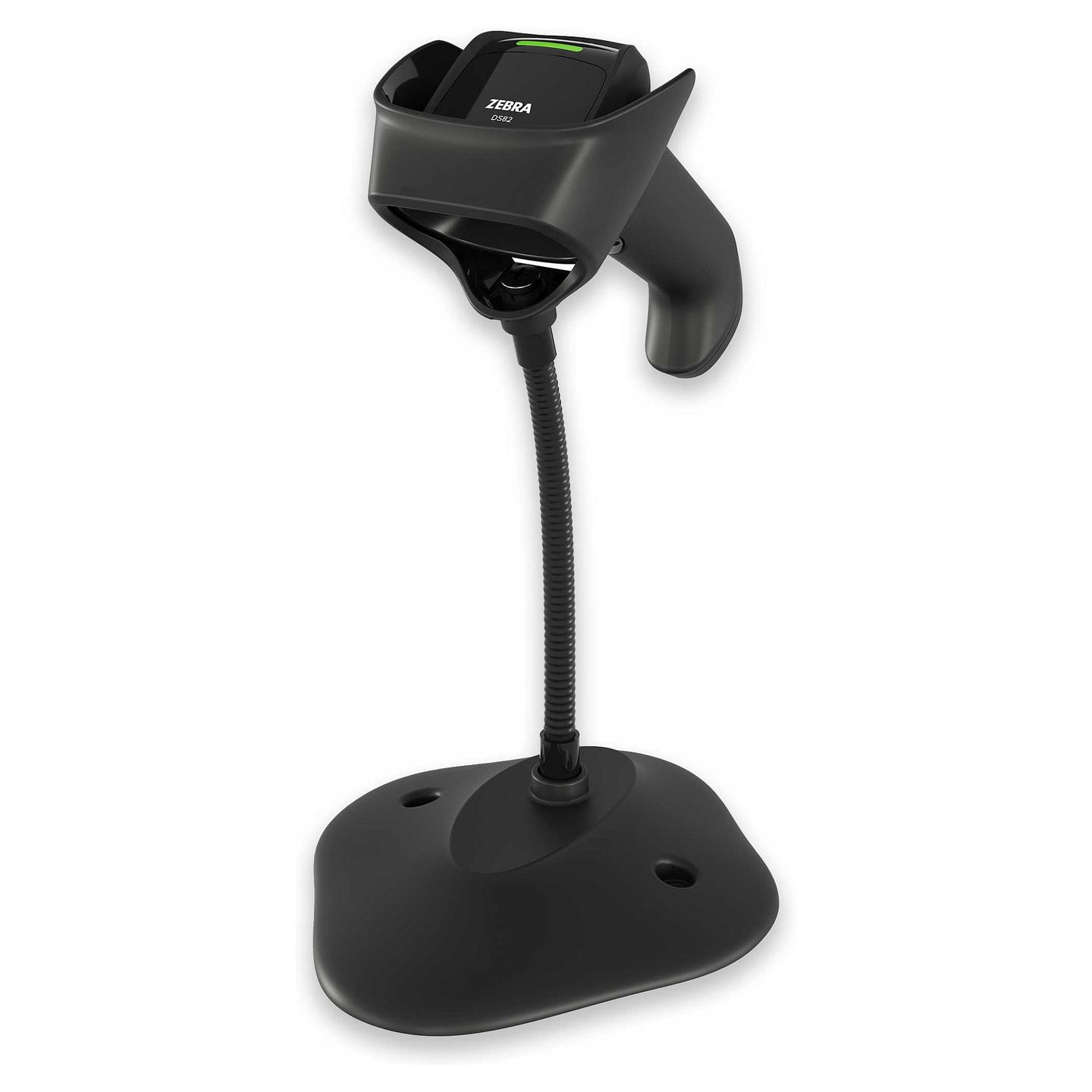 Skaner Dore për Barkode Zebra DS8288, 1D/2D, Bluetooth 5.2 BLE, PowerCap, FIPS 140-3, karikim pa tela Qi – Zezë - 2