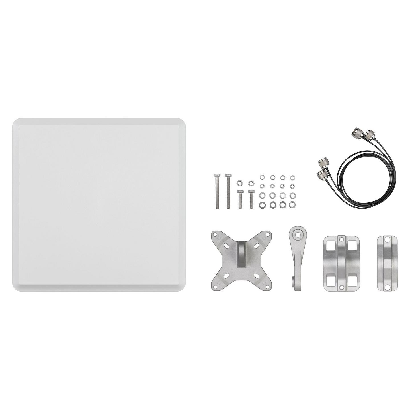 Antena për rrjet LANCOM AirLancer ON-D8a, Wi-Fi 5GHz, 21dBi, 2x2 MIMO, Direksionale, 2x N Female, 8° - Hiri - 3
