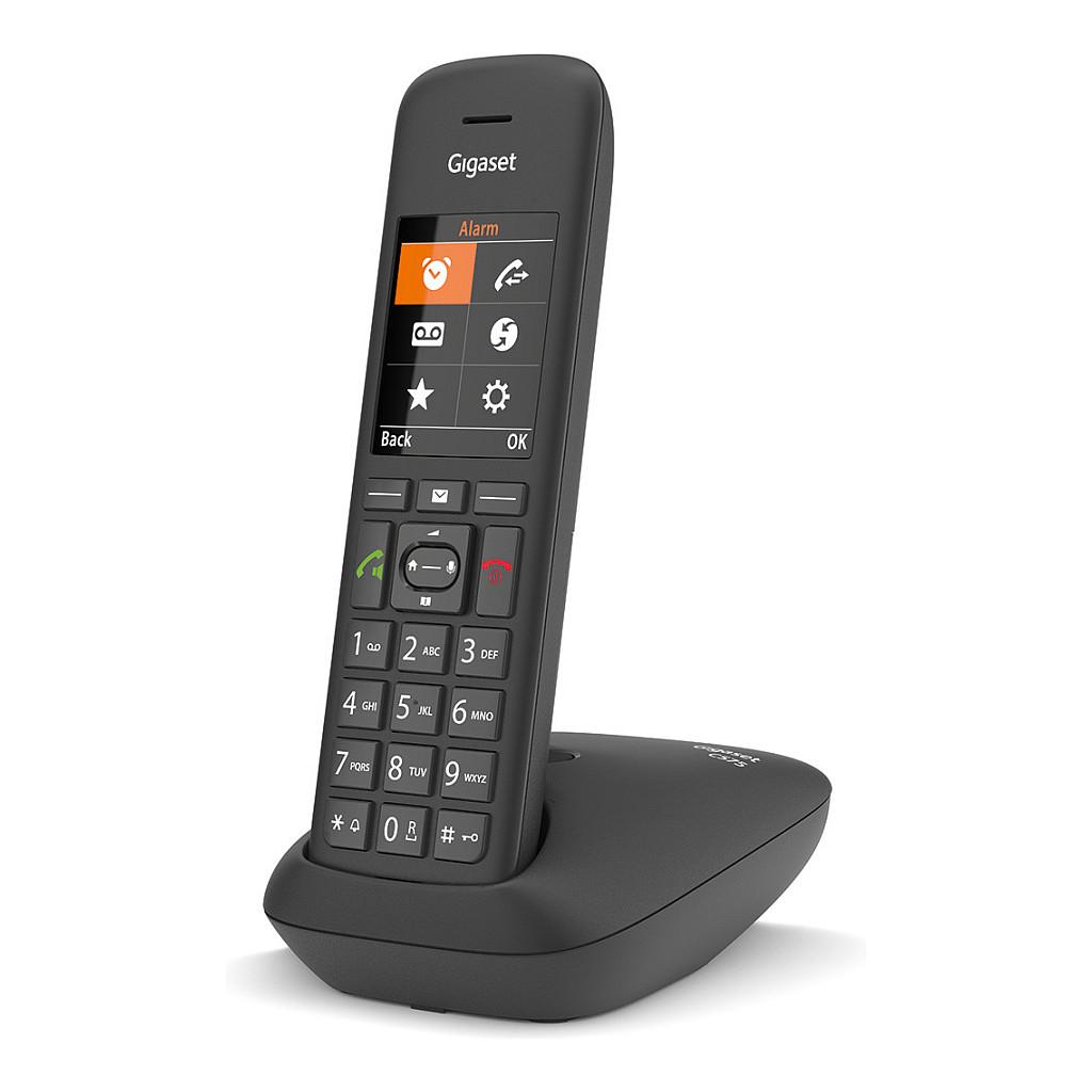 Telefon i Thjeshtë Gigaset C575HX, 2.2" TFT, DECT/GAP, CAT-iq 2.0, deri në 200 Kontakte - Zezë - 3