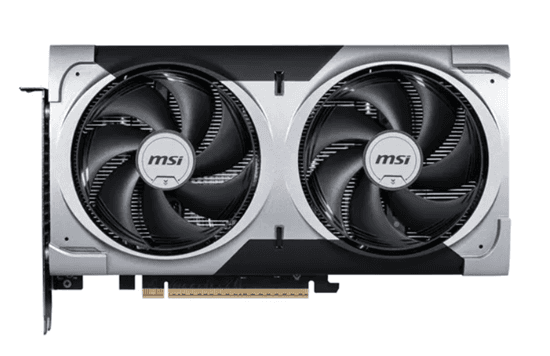 Kartelë Grafike Nvidia MSI GeForce RTX 5060 Ti Ventus 2X OC, 8GB GDDR7, PCIe 5.0 x16, 128-bit, 2x Fans, 3x DisplayPort 2.1b, HDMI 2.1b – Zezë - 2