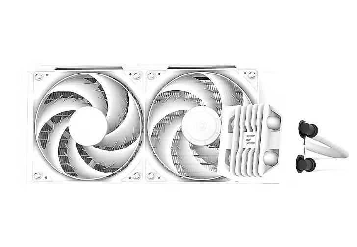 Ftohës për Procesor Zalman ALPHA2 SE A24 / 240mm / 2x120mm / ARGB / PWM / AIO - Bardhë - 3