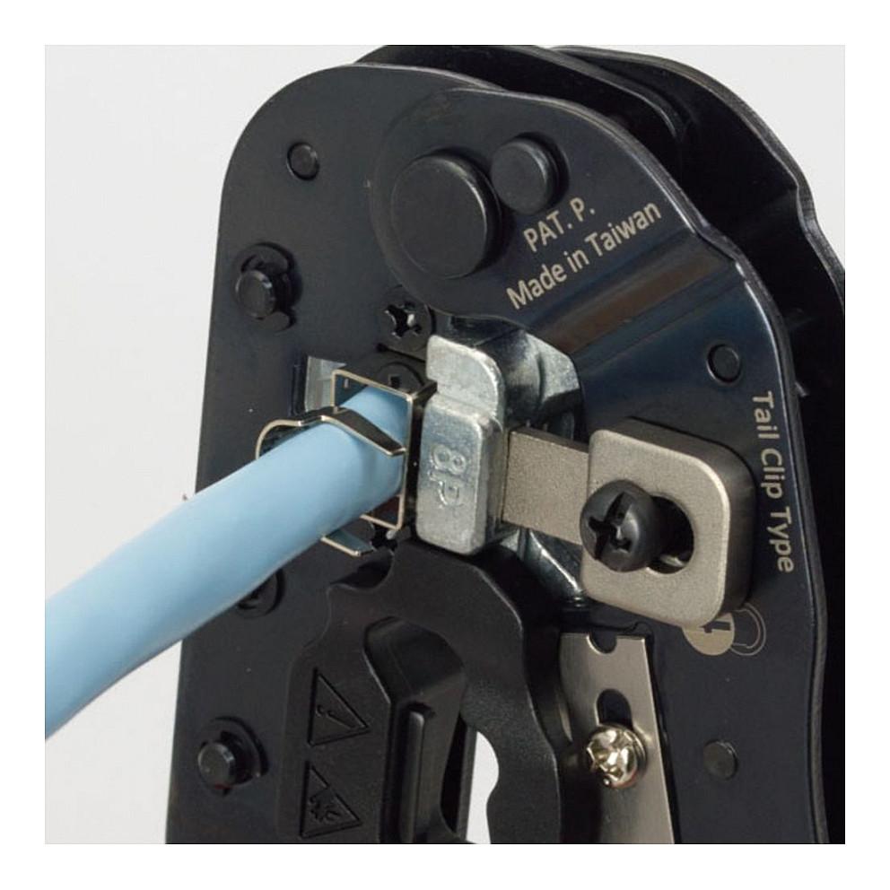 Pincë Krimpuese VALUE RJ45 8P8C, për Konektorë me ose pa Ekranizim - Kuqe, Zezë - 7