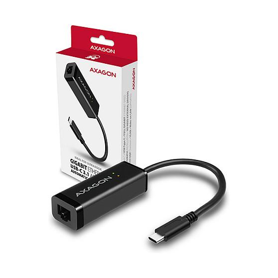 Adapter për Rrjet AXAGON ADE-SRC, USB-C 3.2 Gen 1, Gigabit Ethernet 10/100/1000 Mbps - Zezë - 10
