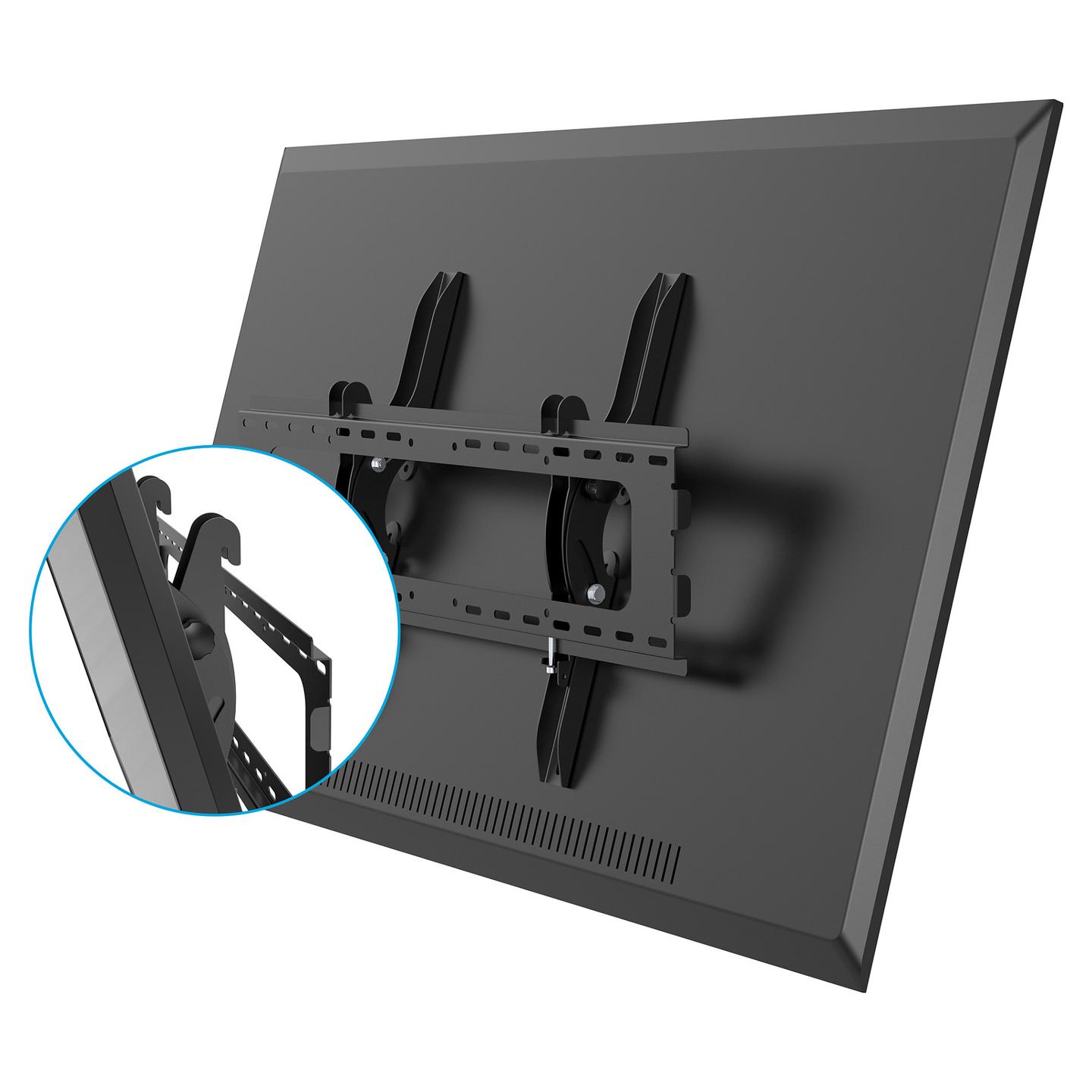Mbajtëse Muri për TV StarTech.com FLATPNLWALL / 32"-75" / 75kg / Tilt ±15° / Slim - Zezë - 5