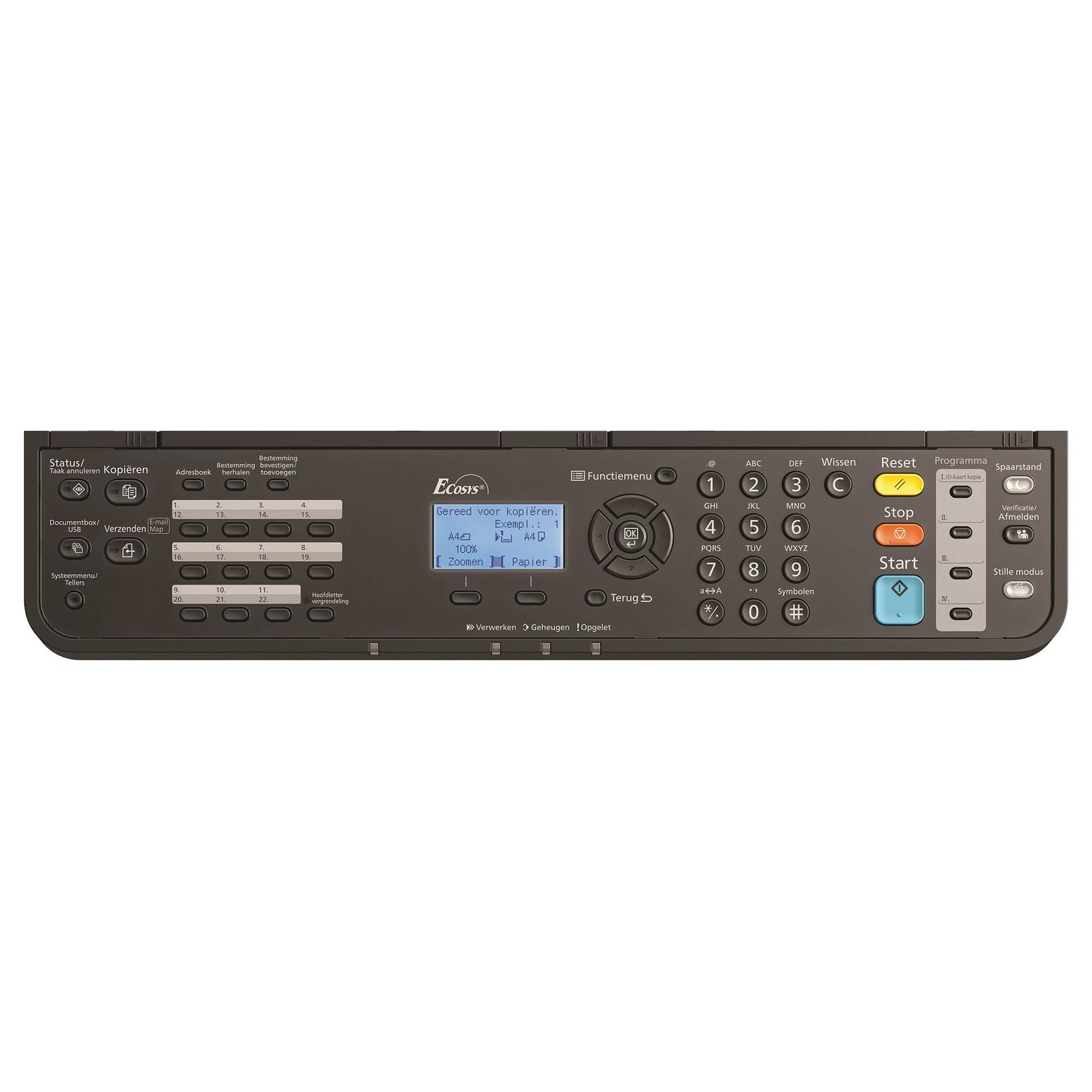 Printer multifunksional laser Kyocera ECOSYS M2135dn, A4, bardhë e zi, 35 faqe/min, printim automatik dyfaqësh, skanim, kopjim, ADF 50 fletë, USB 2.0, Gigabit Ethernet – Bardhë - 4