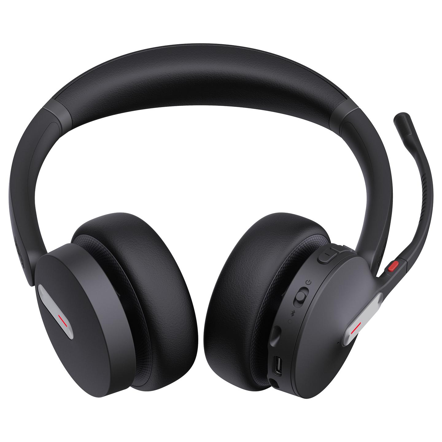 Kufje pa kabllo Yealink BH70 Dual UC / Bluetooth 5.2 / USB-C / 35mm / 35 orë / Mikrofon me anulim zhurme - Zezë - 2