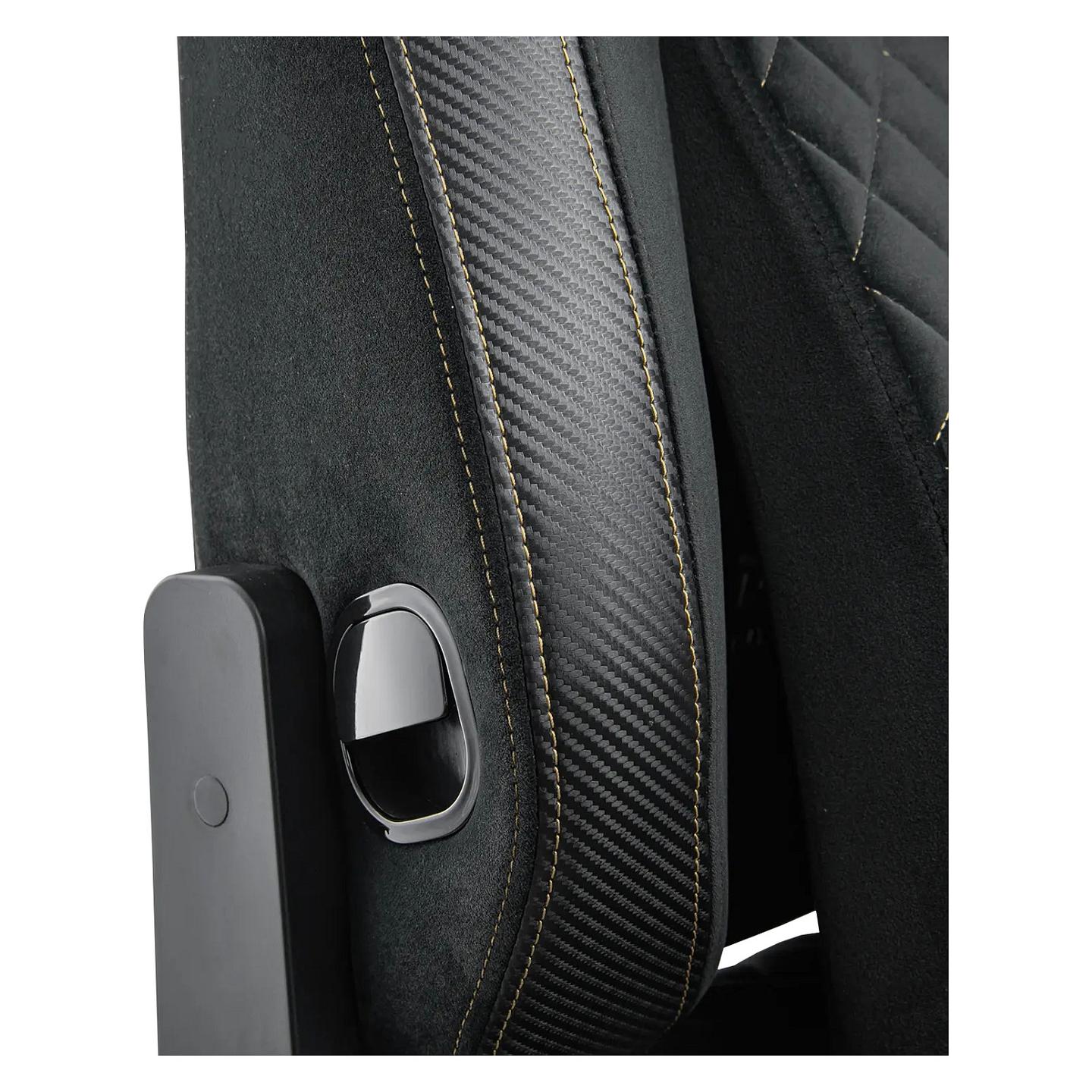 Karrige Gaming COUGAR Titan Pro V2 Gold F, Velvet, Mbështetëse 4D, Mbështetje Lumbare, 160 kg – Zezë - 7