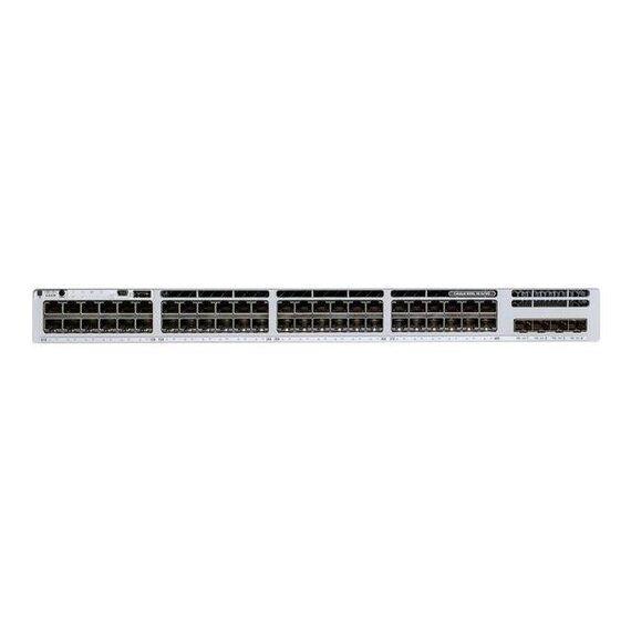 Switch Cisco Catalyst C9300L-48UXG-4X-E, 48x Ethernet, 12x Multigigabit deri në 10Gbps, 4x SFP+ 10Gbps, UPOE, Layer 3 Managed, Rackmount 1U - Hiri - 3
