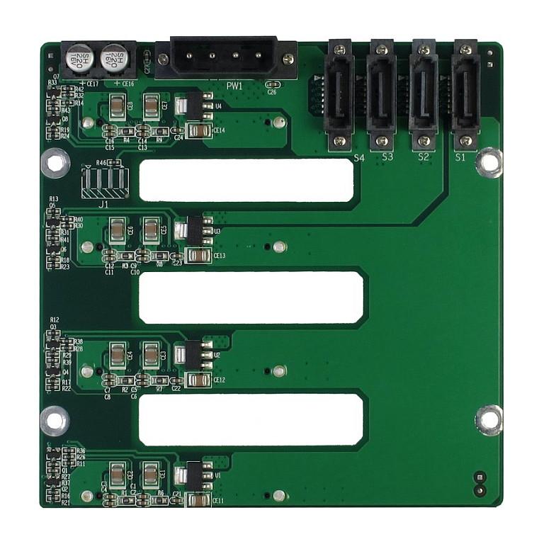 Kasë Inter-Tech SC-4100, Mini-ITX, 4x Hot-Swap 2.5"/3.5", 1x 2.5", 2x USB 3.0 - Zezë - 7