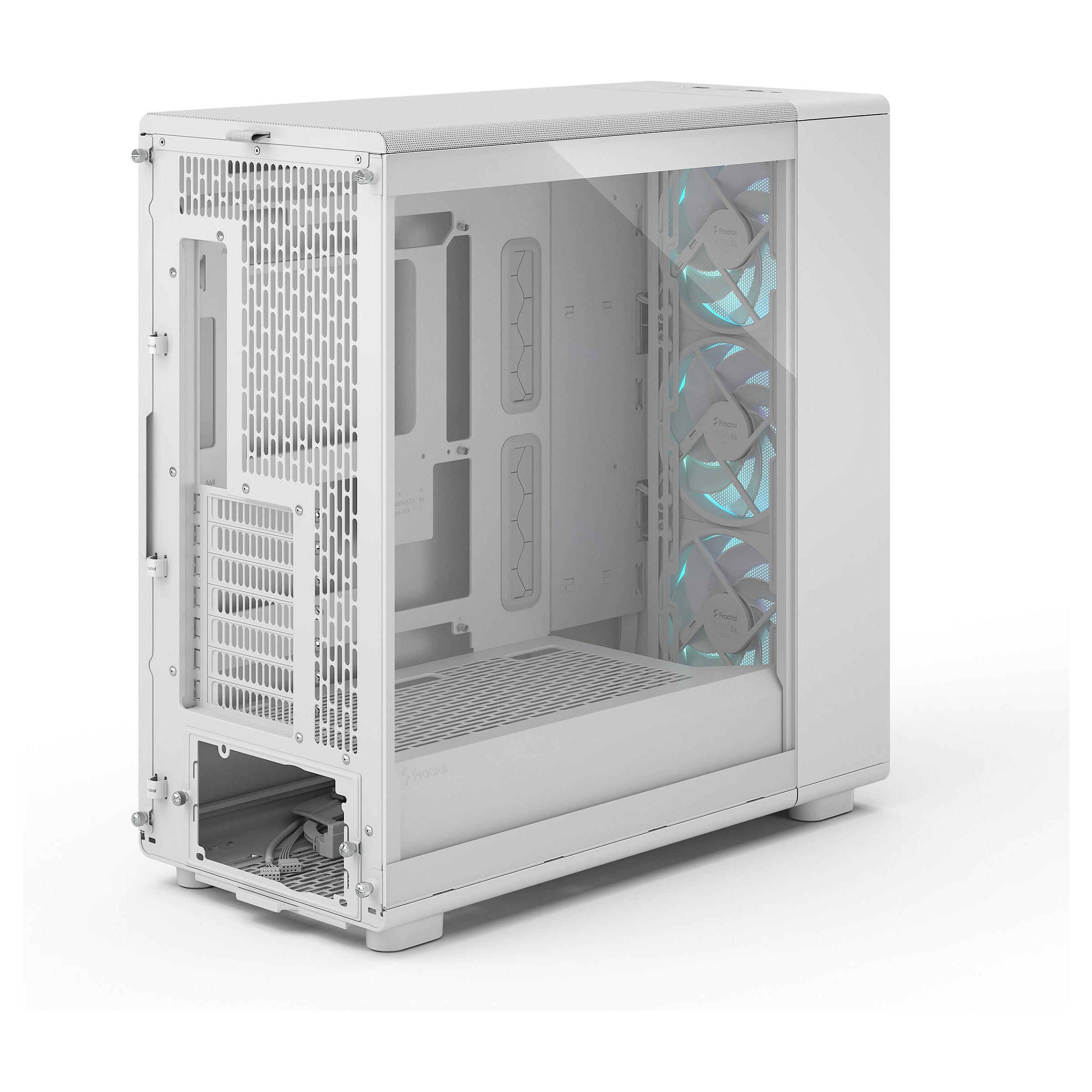 Kasë PC Fractal Design Epoch XL / Mid Tower / E-ATX + ATX / 3x 140mm Fan / Tempered Glass - Bardhë - 16