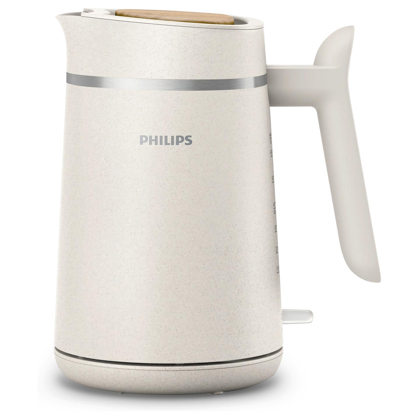Çajnik Elektrik Philips Series 5000 HD9365/10, 1.7L, 1850–2200W, 360°, 100% Plastikë Bio-bazë – Bardhë - 2