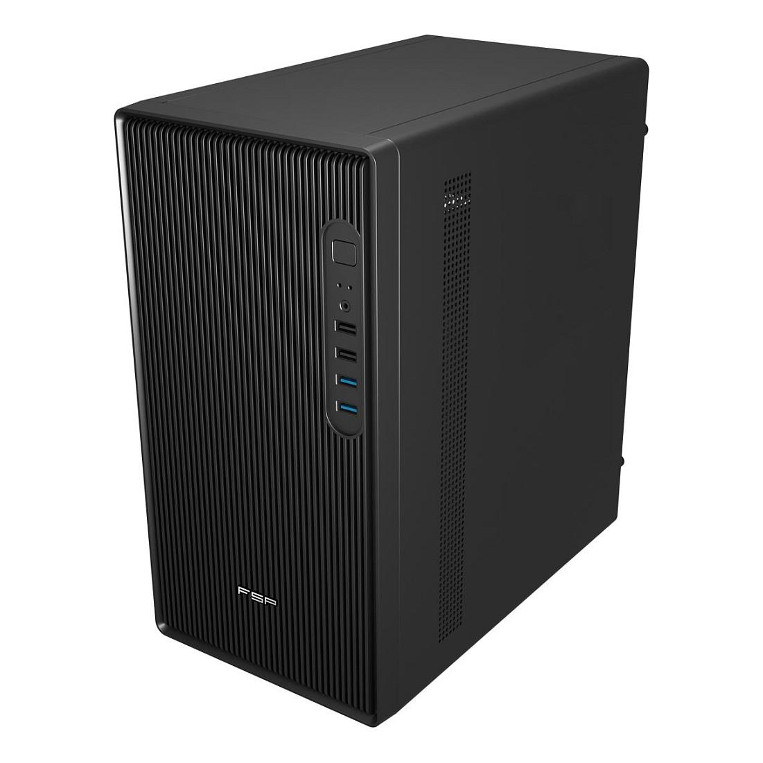 Kasë FSP S120-B, M-ATX, Micro-ATX, Mini-ITX - Zezë - 4