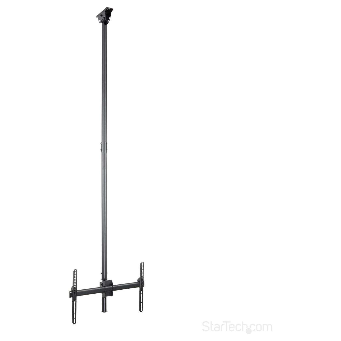 Mbajtëse për TV StarTech.com FPCEILPTBLP , 32–75" , deri 50kg , për tavan , Full-Motion , VESA 200x200–600x400 - Zezë - 9