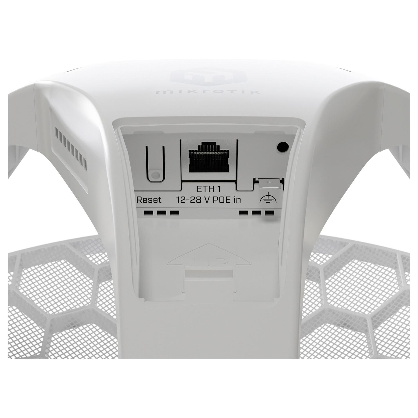 Access Point MikroTik LHG 5 ax, Wi-Fi 6, 5GHz, 1200Mbps, Antenë 24.5dBi, 1× Gigabit Ethernet – Bardhë - 2