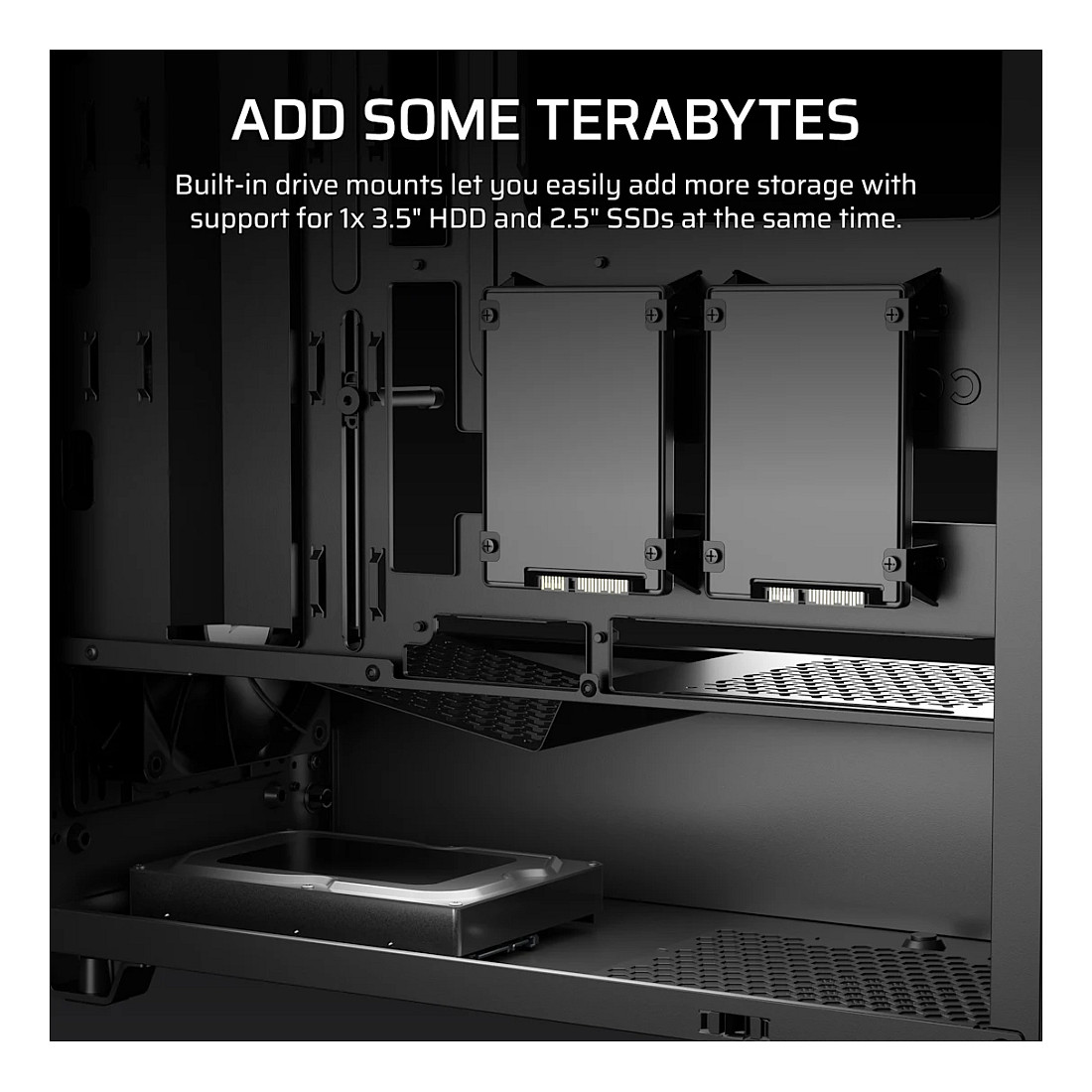 Kasë PC Corsair 3200D RS / Mid Tower / ATX / 3x 120mm Fan / Tempered Glass / Mesh / 360mm Radiator - Bardhë - 8