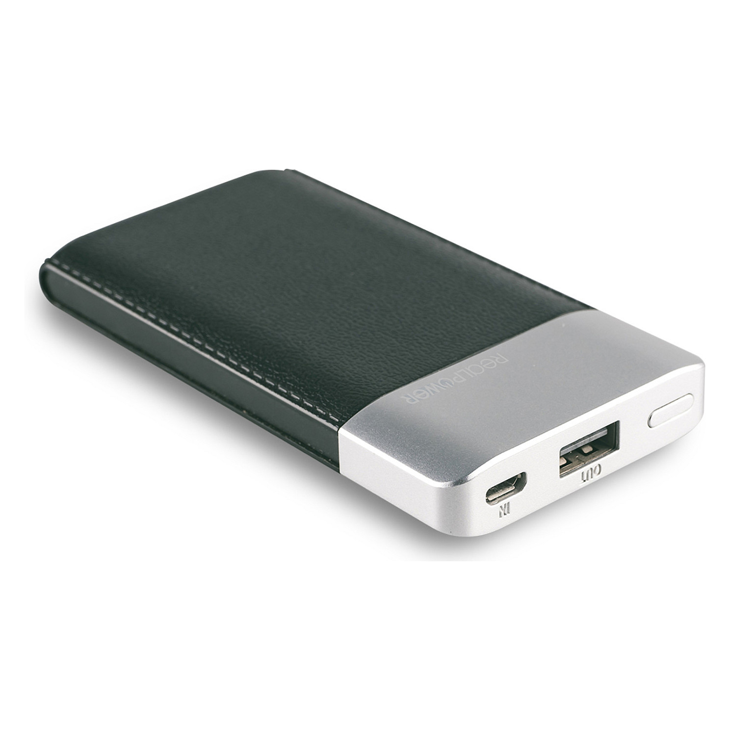 Powerbank RealPower PB-4000 Fashion / 4000mAh / USB-A / 2A – Gjelbër