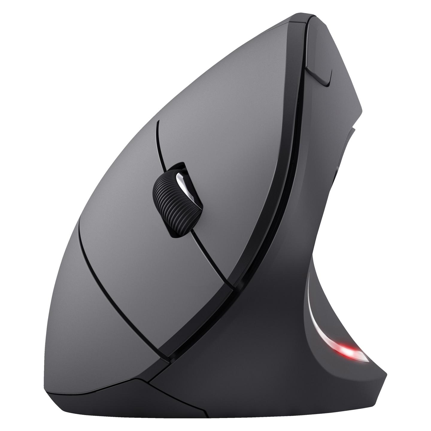 Maus pa Kabllo Trust Verto / 1600 DPI / 6 Butona / 2.4 GHz / Ergonomik – Zezë - 2