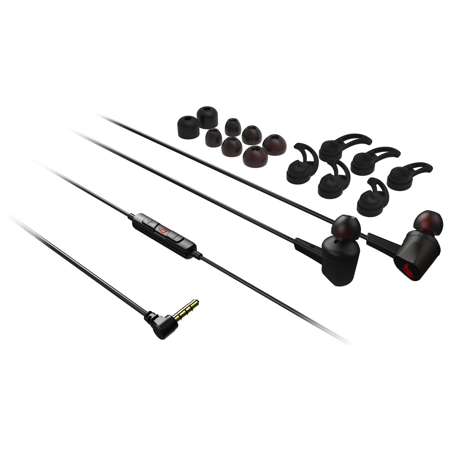 Kufje Gaming ASUS ROG Cetra II Core, Gaming, In-Ear, Wired, 3.5mm, 32Ω, 20Hz–40kHz, Mikrofon – Zezë - 2