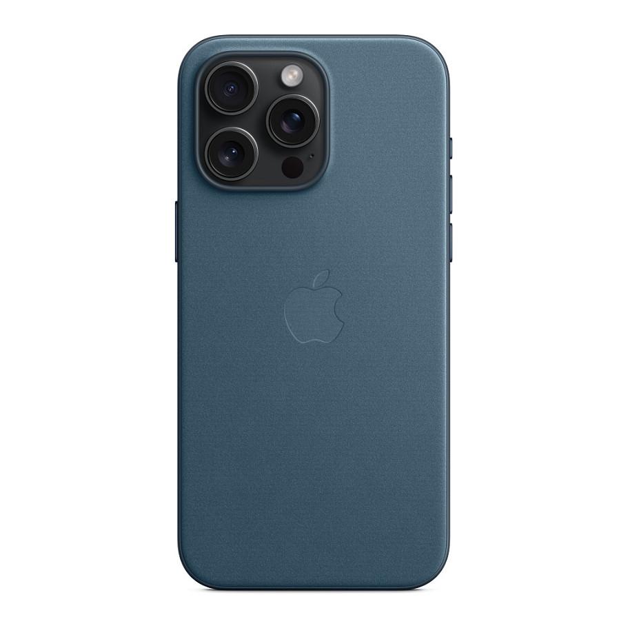 Case për Telefon Apple iPhone 15 Pro Max FineWoven me MagSafe - Pacific Blue - 4