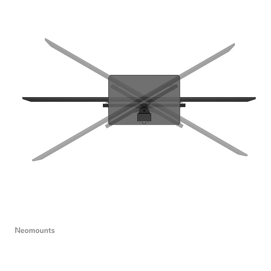 Mbajtëse për TV Neomounts DS45-430BL14, 32–55", 40kg, VESA 100 × 100–400 × 400mm, 70° - Zezë - 7