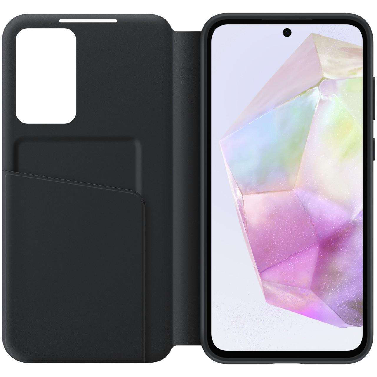 Aksesorë për Telefon Samsung EF-ZA356CBEGWW / Smart View Wallet Case / Galaxy A35 5G - Zezë - 3
