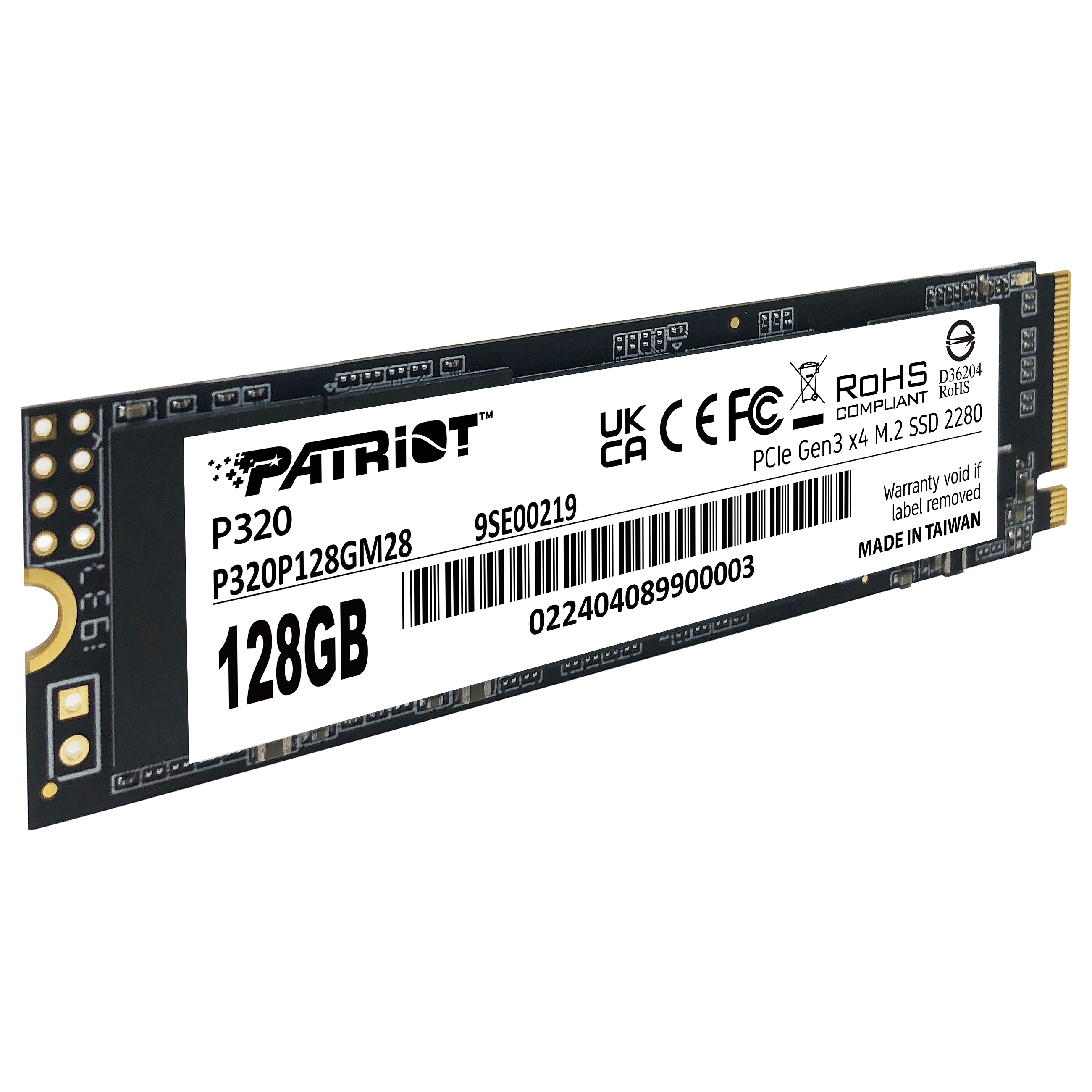 SSD e Brendshme Patriot Memory P320 / 128GB / M.2 - 3