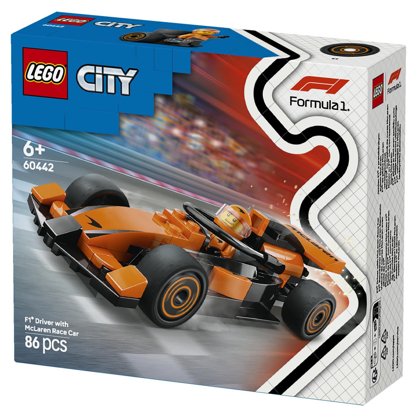 LEGO City F1 Driver with McLaren Race Car 60442 - 9