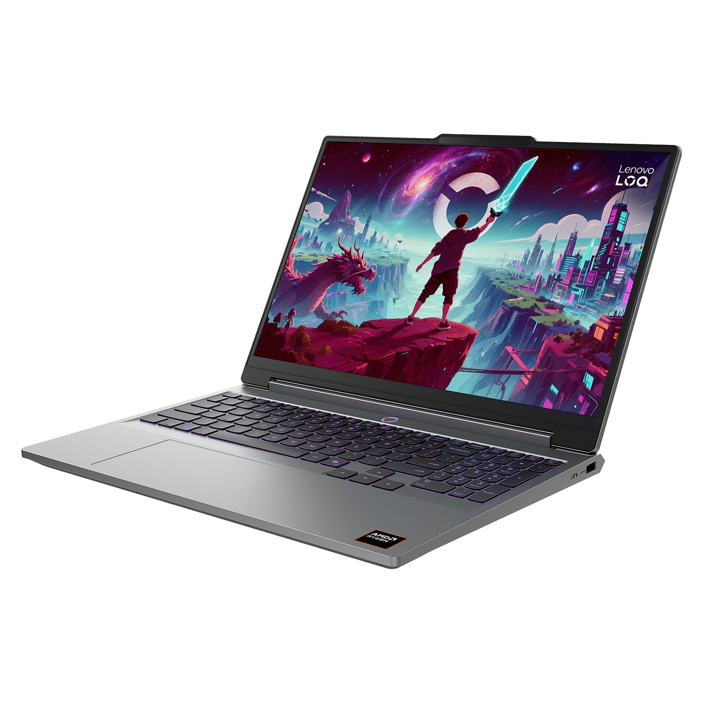 Laptop Gaming Lenovo LOQ 15AHP11 / Ryzen 7 250 / 16GB DDR5 / 1TB / 15.3" WUXGA IPS 165Hz / RTX 5070 8GB - Hiri - 3