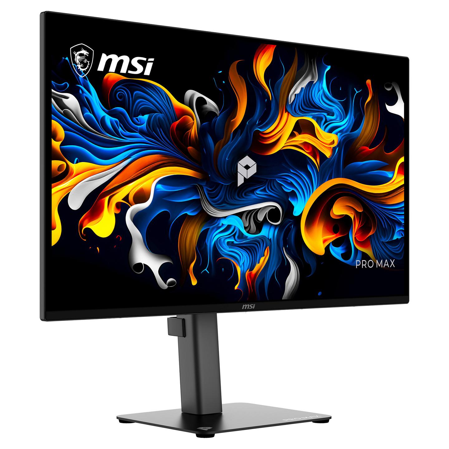 Monitor MSI PRO MAX 271UPX12G / 26.5" / 4K UHD QD-OLED / 120 Hz / 0.03 ms / 2x HDMI + DisplayPort + USB-C - Zezë - 7