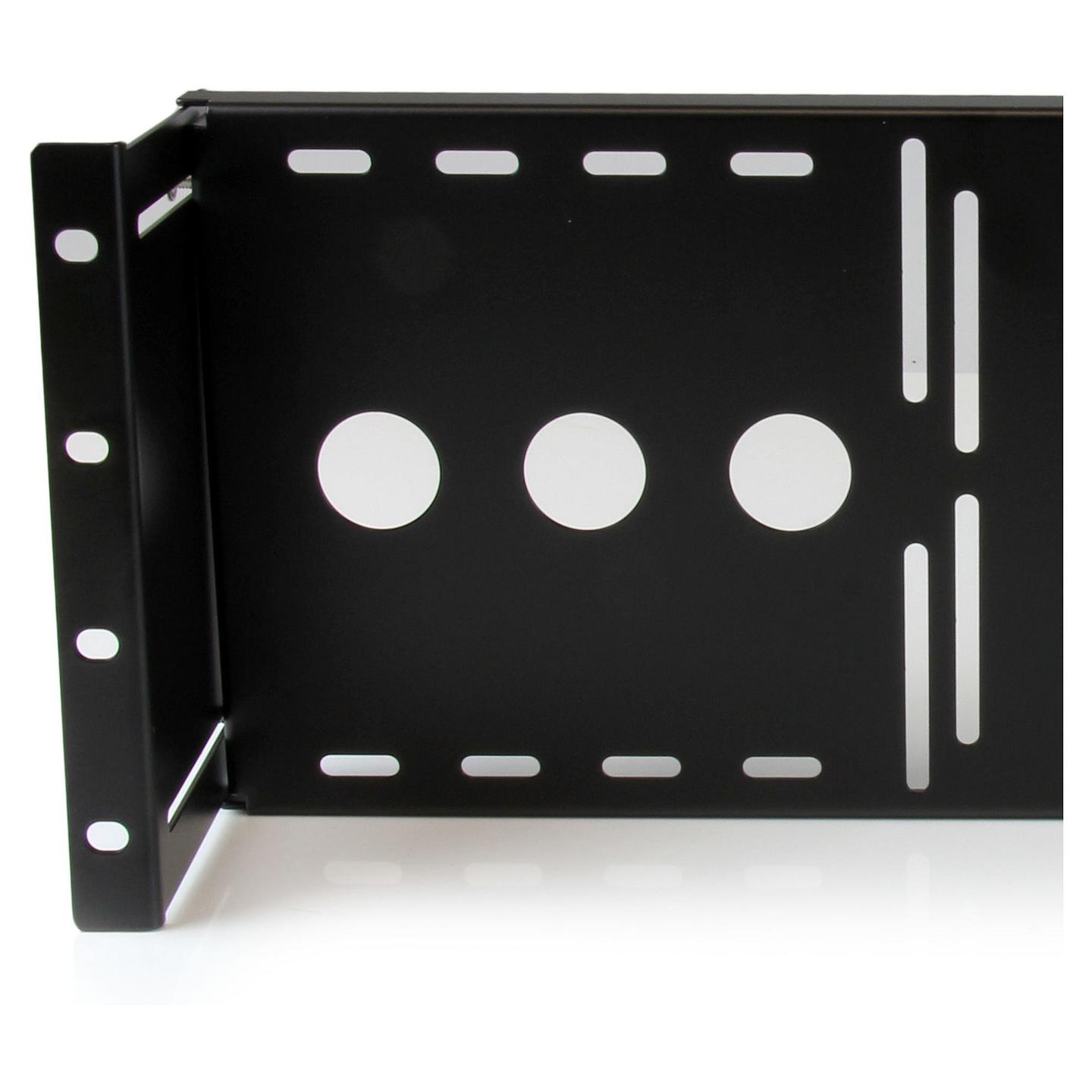 Mbajtëse për Monitor StarTech.com RKLCDBK , Rack 19" , 4U , VESA 75x75 & 100x100 , thellësi e rregullueshme - Zezë - 2