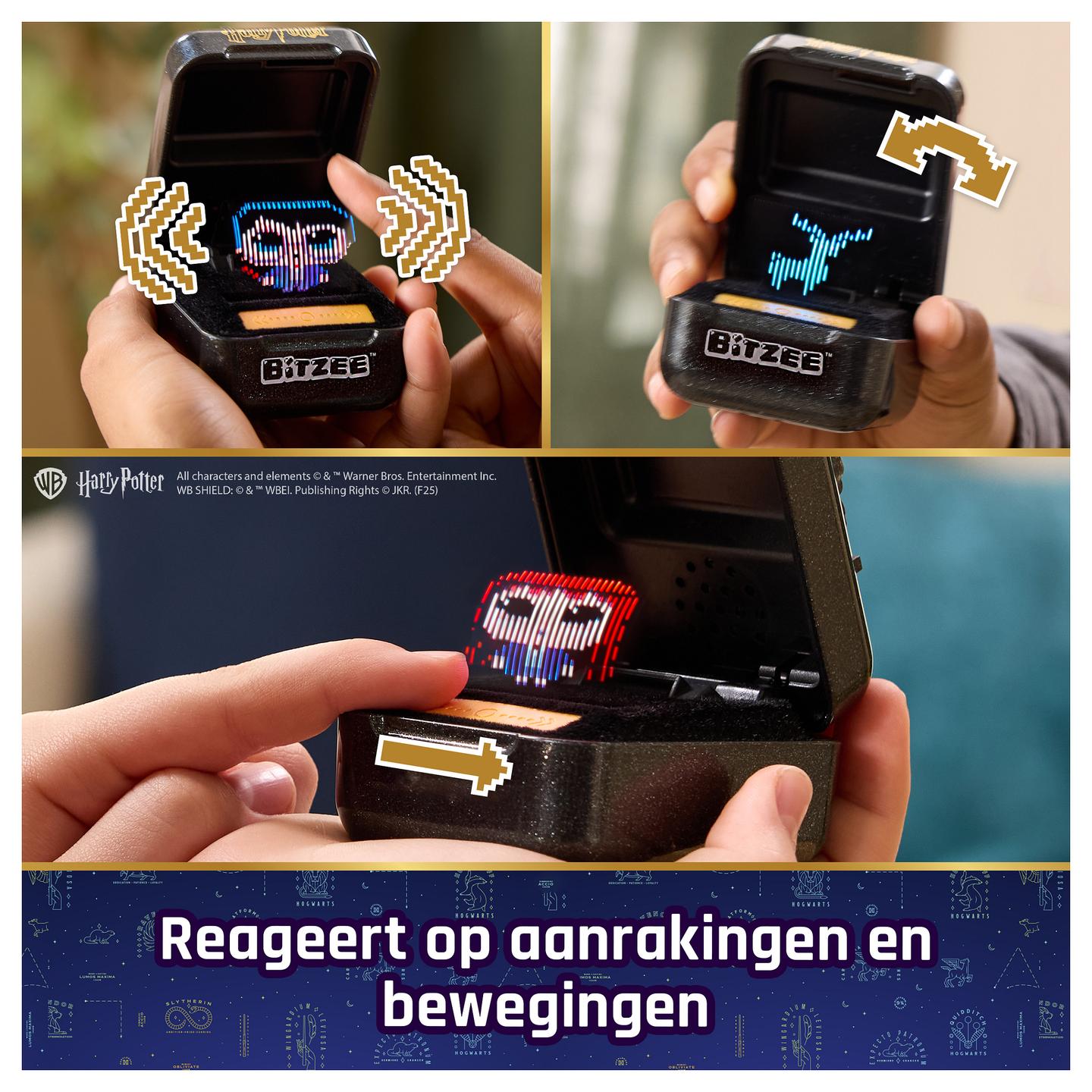 Lodra Bitzee Wizarding World Harry Potter – 20 Characters / Interactive Touch & Motion / Mini Games / 3 AA Batteries - Zezë - 4