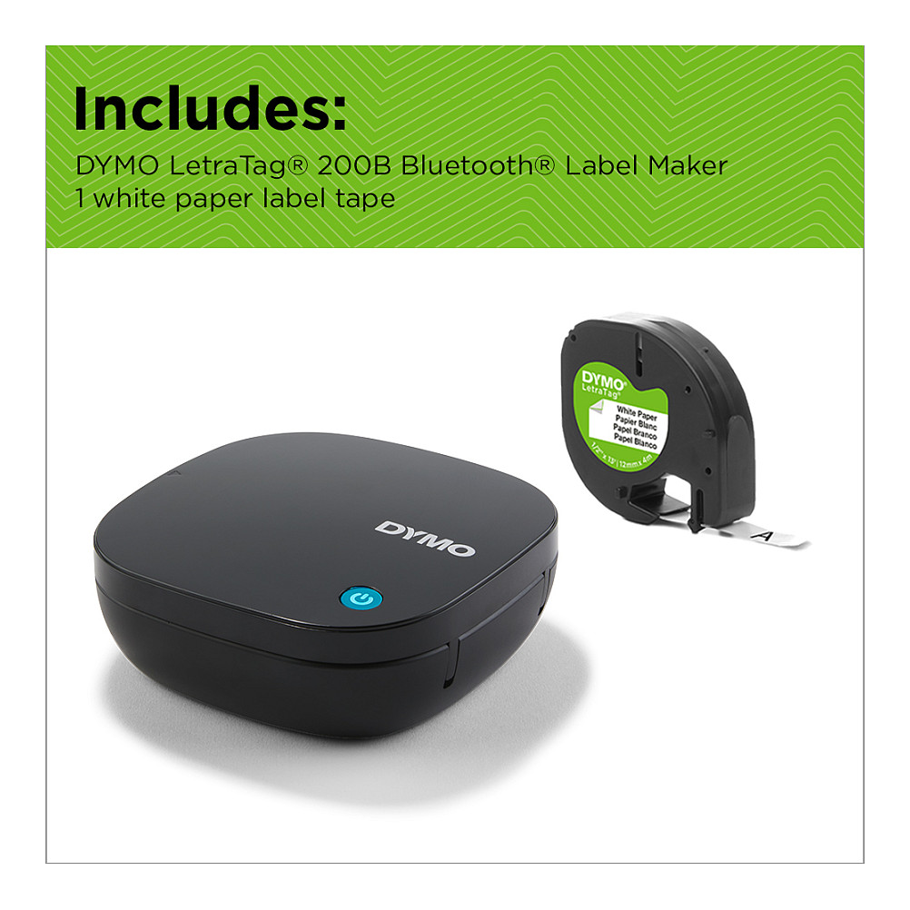 Printer Label DYMO LetraTag LT-200 B / Direct Thermal / 200 DPI / 7 mm/s - Zezë - 15