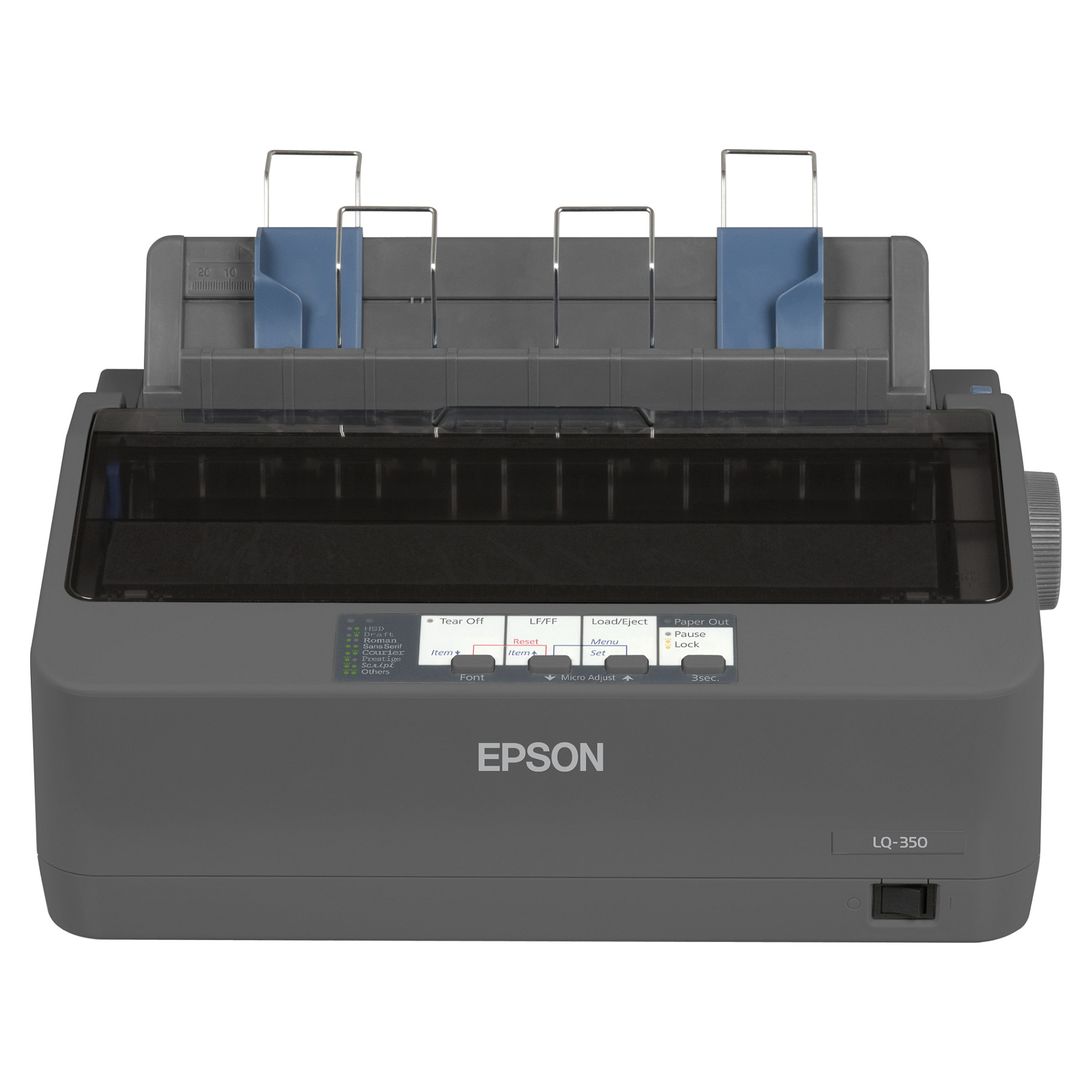 Printer Epson LQ-350 / Dot Matrix 24-pin / 360 × 180 DPI / 347 cps - Zezë/Gri - 2