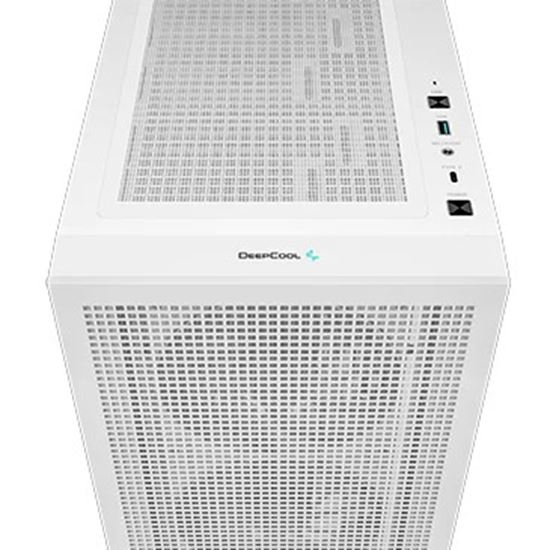 Kasë DeepCool CH560 / ATX Mid-Tower / 4x140mm+120mm ARGB / USB Type-C / Xham i Temperuar – Bardhë - 6