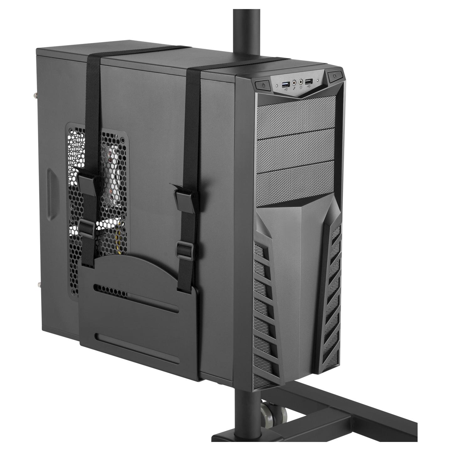 Mbajtëse për Monitor Equip 650171 , 17–32" , deri 8kg , me rrota , lartësi e rregullueshme , VESA 75x75 & 100x100 - Zezë - 9