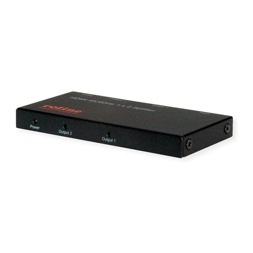 Splitter HDMI ROLINE 14.01.3556, 1 në 2, 4K, 60 Hz – Zezë - 4