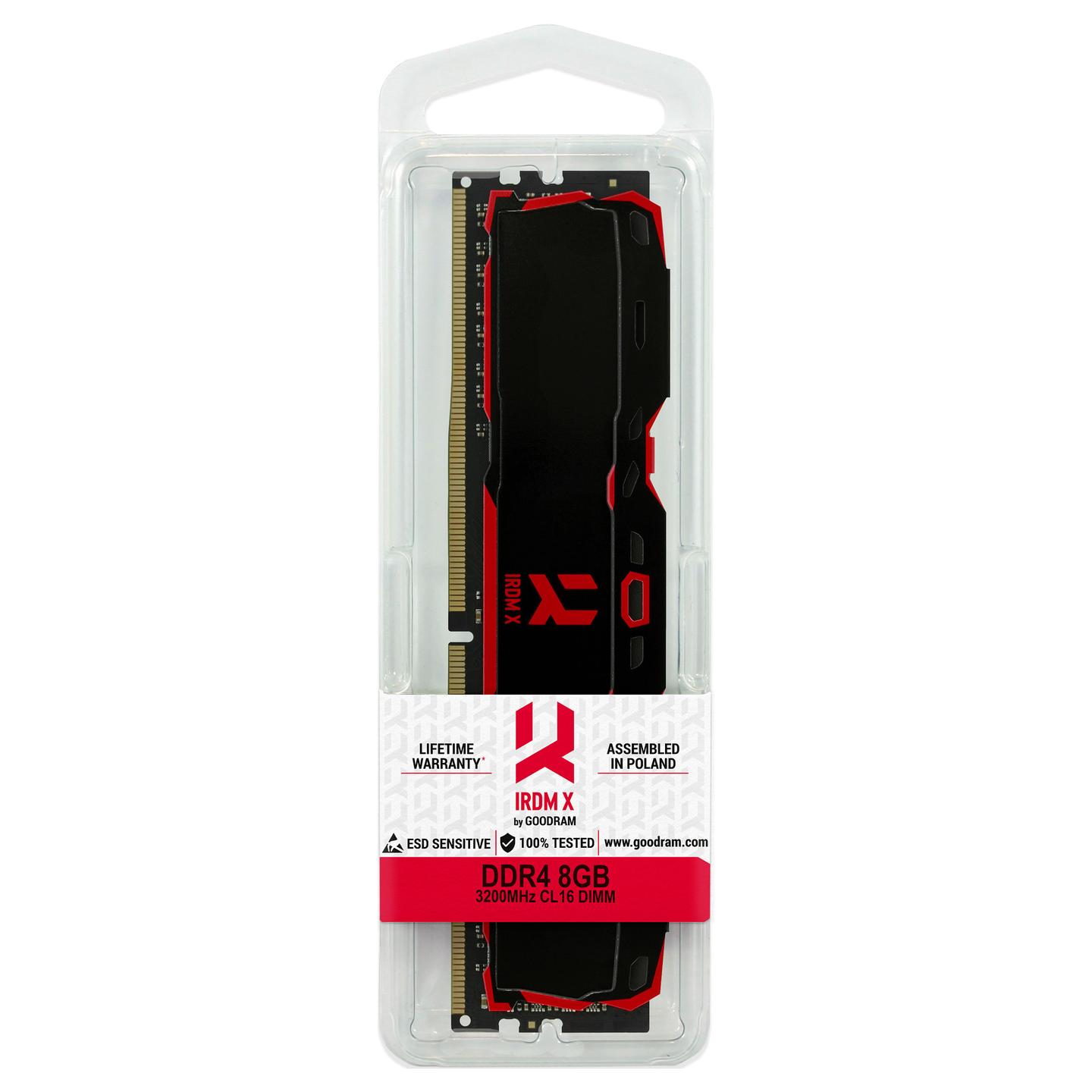 RAM Memorie DDR4 GOODRAM IRDM X, 8GB, DIMM, 3200MHz, CL16 - Zezë - 4