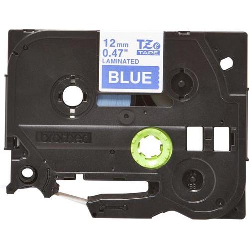 Shirit për Printer 3D Brother Colour Ribbon TZE-535 / TZE535 - Bardhë mbi Blu - 2