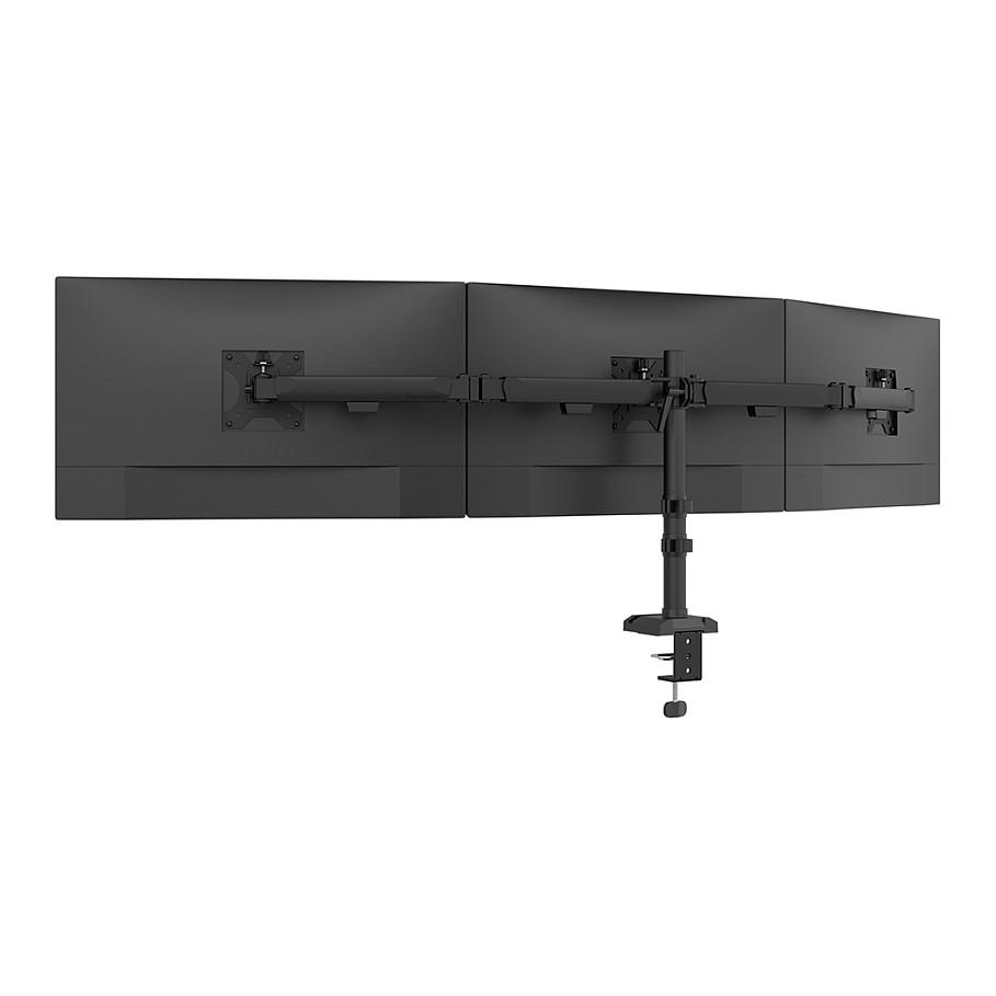 Mbajtëse për Monitor Neomounts DS60-600BL3 / 3 Monitorë / 10–27" / deri 6kg për Monitor / VESA 75x75 & 100x100 / Full Motion - Zezë - 5
